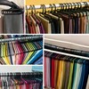 50 Packs Tea Towel Hanger Display, 7.7" Long Black Multifunctional