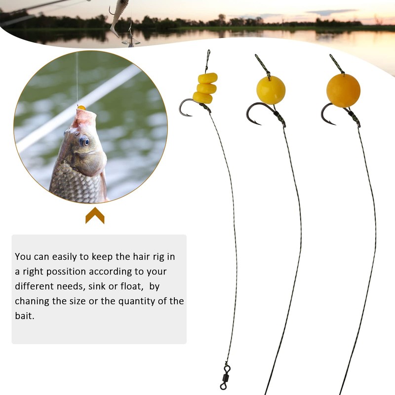 Dovesun Carp Fishing Hair Rigs Carp Rig Kit Corn Bait