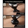Electric Back Shaver for Men w/Long Handle, 6D Body Shaver