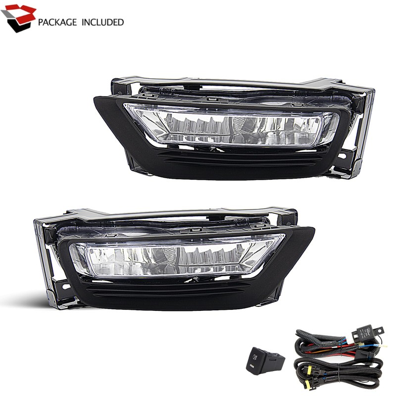 SPIEGEER Fog Lights Assembly for 2013 2014 2015 Honda Accord