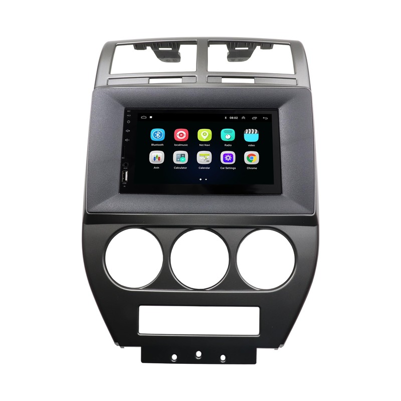 DKMUS Radio Stereo Bezel for Jeep Compass 2007-2010 Dash Installation