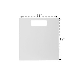 Shirt Folding Board White Acrylic 11"x12" Quick and Easy Perfect for Retail or Home Use Small Storage Travel Friendly Convenient Fast Folding Flat Neat Clothes Stackable by Marketing Holders