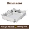 P&P CHEF 10.4 Inch Lasagna Pan, Stainless Steel Sheet Baking