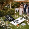 JolliLudo 11 Pcs Wedding Cornhole Set for Reception, Mr &