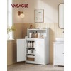 VASAGLE Bathroom Storage Cabinet, Bathroom Floor Cabinet with 2 Doors,