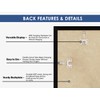 PEALSN 8x24 Picture Frame Black, Photo Frame for Wall Mounting