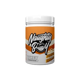 Naughty Boy Naughty Boy Advanced Whey Protein Powder, Optimum Taste and Mixability for Both Male and Female, High Protein Low, Sugar, Low Carb,Muscle Building Powder (Frosted Carrot Cake 900g)