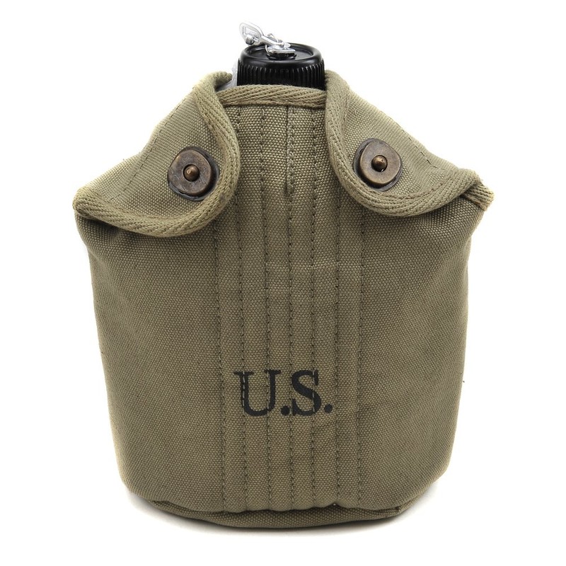 World War Supply U.S. WW2 Canteen, Lt. OD Cover and