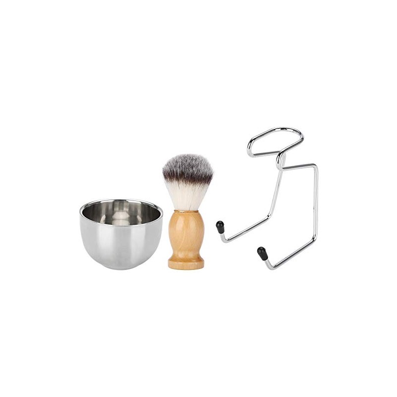 Set de afeitado, Herramienta profesional para barba de acero inoxidable,