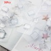 30 Pieces Adhesive Shelf Bracket, Punch Free Reinforced Design Shelf