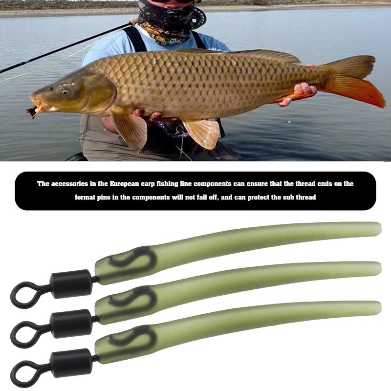 40 Pcs Anti Tangle Sleeve Quick Change Carp Fishing Accessories