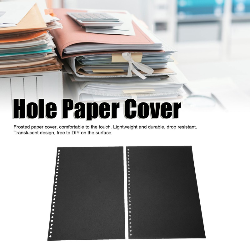 B5 26 Paper Cover Frosted Translucent Waterproof Rollable PP Page