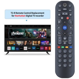 TCNOUMT New Replacement Remote Control for Compatible with Manhattan T2-R T2R T2 Recorder Freeview Player