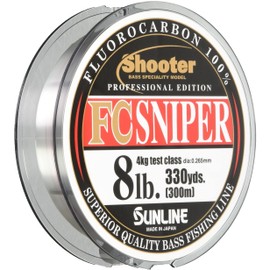 SUNLINE Fluorocarbon Line Shooter Sniper 300m 10lb Natural Clear