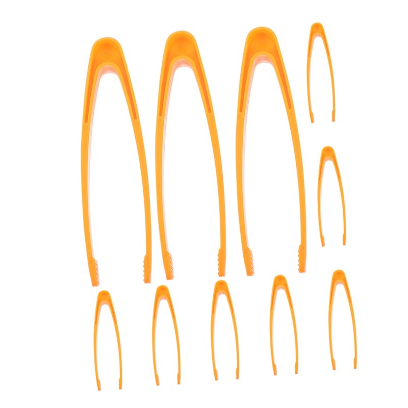 WOONEKY 10pcs Boy Girl Plastic Tweezers Fine Motor Skill Development