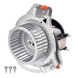 Hodflop HC21ZE122A J238-112-11202 Draft Inducer Motor Kit Compatible with Carrier Furnace, HC21ZE122 J238-11202AT E-xhaust Venter Motor for Bryant Payne Furnace, w/Blower Wheel & Mounting Bracket