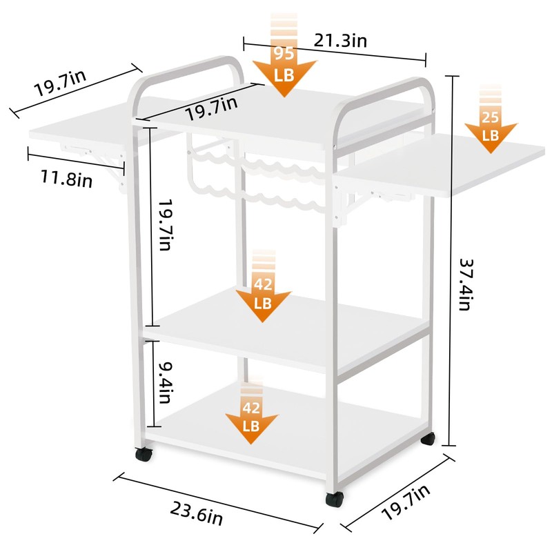 Prime Vinyl 3 Tier Movable Heat Press Table for Cricut