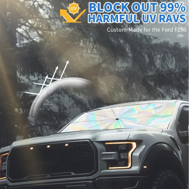 BIGP Sun Protection Car Windscreen Foldable 140 x 80 cm