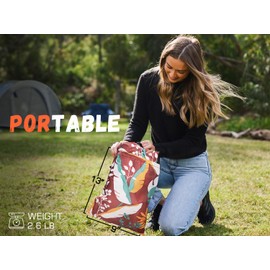 WEKAPO Inflatable Couch Air Lounger Chair - Camping & Beach Accessories, Portable Blow up Sofa for Hiking, Lawn, Indoor/Outdoor Movies & Music Festivals. Lightweight and Easy to Set Up Air Hammock