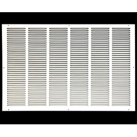 34" x 14" Return Air Grille - Sidewall and Ceiling - HVAC Vent Duct Cover Diffuser - [White] [Outer Dimensions: 35.75w X 15.75"h]