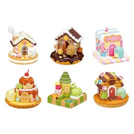 Rement San-X Sumikko Gurashi Exciting Toppies! Candy House 1 Box, Approx. H 4.5 x W 2.8 x D 2.8 inches (115 x 70 x 70 mm), ABS and PVC