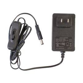 LEDupdates 12v 2A amp 24w LED Pown oer Supply Adapter with Inline Off Switch Built-in for LED Light 3528 5050 5630 Strip Light 110v AC Input to DC 12v UL Listed