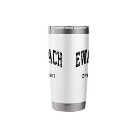 Ewa Beach Hawaii HI Vintage Athletic Black Sports Design Stainless Steel Insulated Tumbler