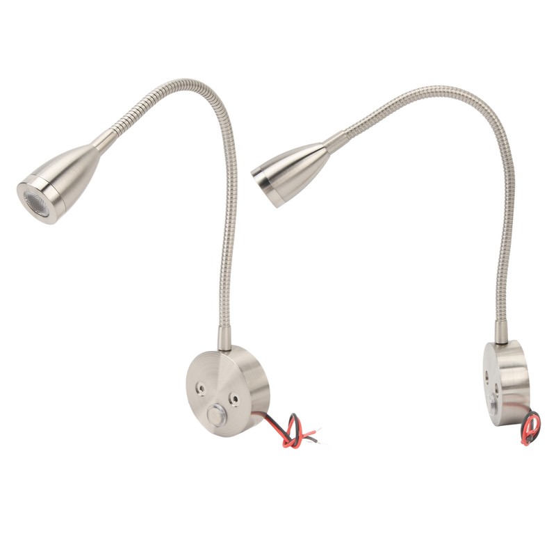 RV Reading Light LED Adjustable Brightness Touch Control Bedside Spotlight