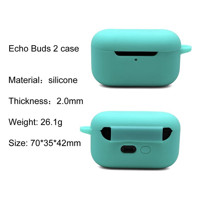 Claiol Silicone Case for Echo Buds 2nd, Shockproof Protective Echo