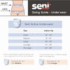 Seni Active Super Underwear Large, 72 Count