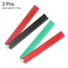 sourcing map 2pcs Folding Straight Ruler 30cm Metric Aluminum Alloy