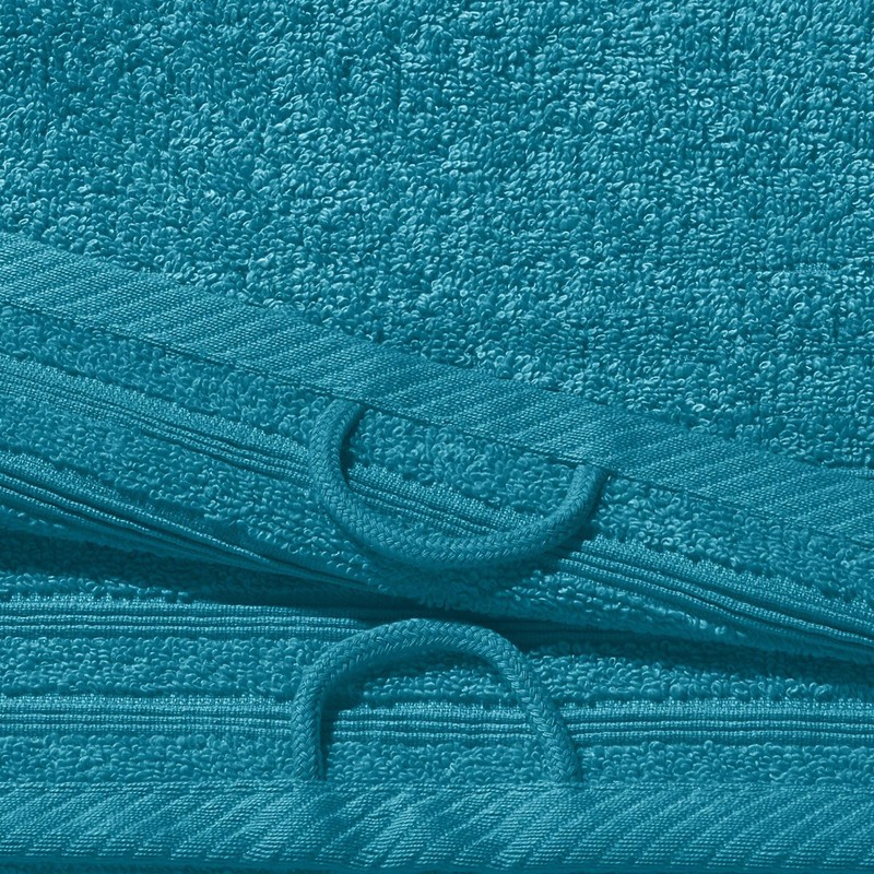 Erwin Müller Heidelberg Bath Towel, 100% Cotton, Petrol, 70 x