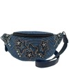 Mary Frances Star Studded Beaded Belt Sling Bag, Black