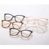 Eye Cat Shape Frame Oversized Anti Blue Light Glasses (Leopard)