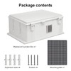Namunanee Outdoor Electrical Junction Box, ABS Water Resistant Enclosure with