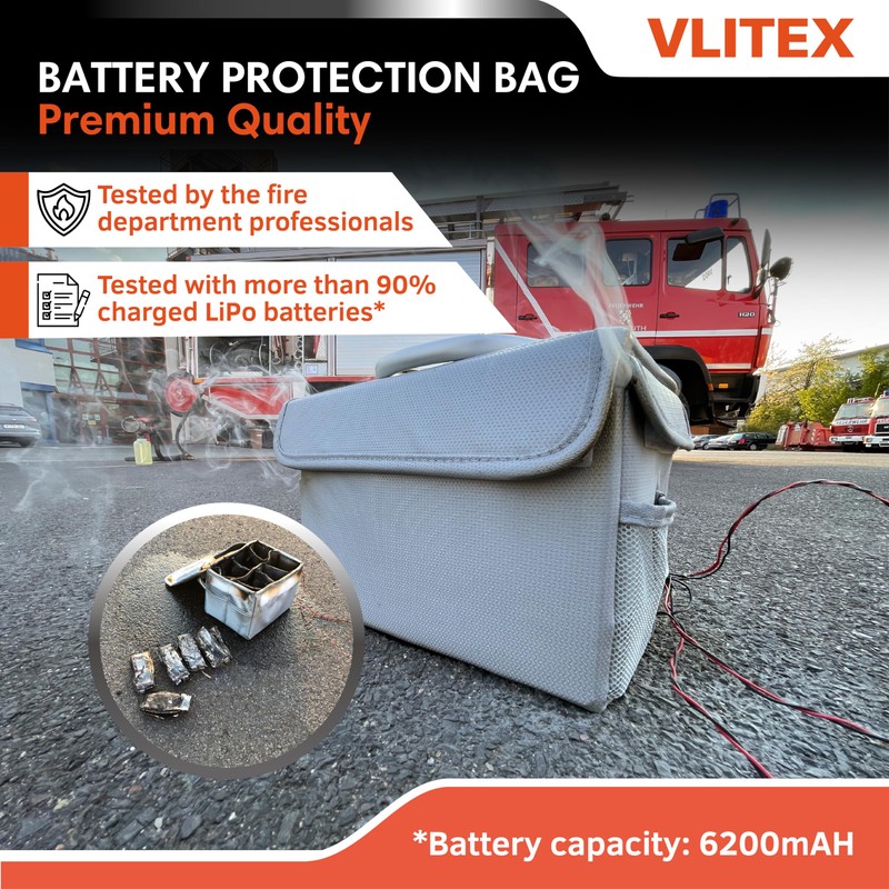 VLITEX Lithium Battery Storage Box L (Large) | Engineered in