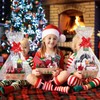 Cholemy 12 Sets Large Christmas Basket for Gift Empty Gift