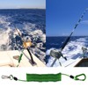 OXDFNZU Fishing Lanyard, Heavy Duty Coiled Lanyards (Green)