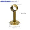 sourcing map 4 Pcs 0.98 Inch Curtain Rod Holder, Ceiling