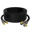 RCA Cable 20 FT, 90 Degree Right Angle 2RCA to