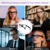 Smart Glasses with Bluetooth, IPX5 Waterproof & Anti-Blue Light, Smart