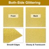 QUARKZMAN Pack of 3 Gold Glitter Acrylic Sheets 1/8 Inch