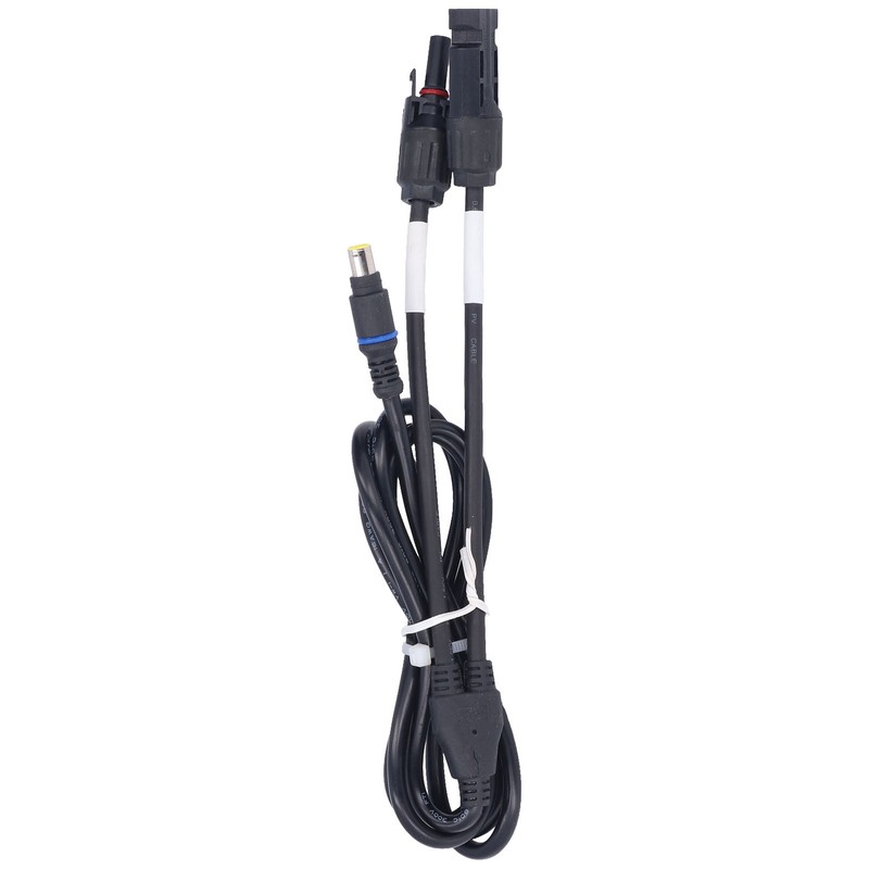 DC Solar Adapter 8mm Brass Connector Splitter Converter Cable for