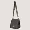 Pelli Crossbody JUTE Insulated Lunch Bag, Charcoal Grey