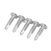 200PCS Round Head Drill Screws 304 Stainless Steel Self Drilling