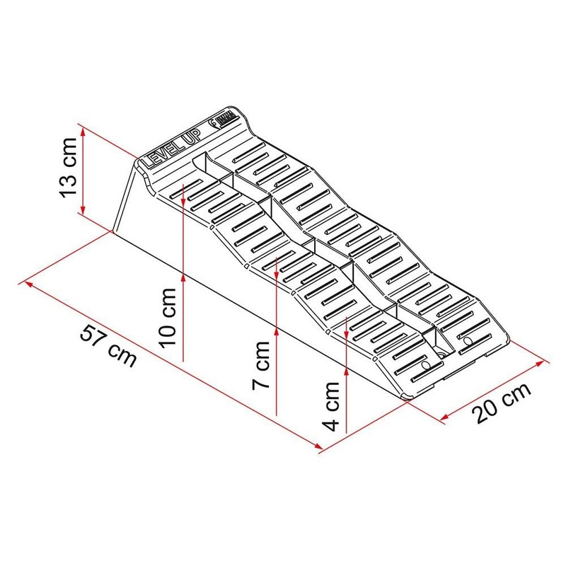 Fiamma Level Up Kit Grey + Storage Bag Caravan Leveller