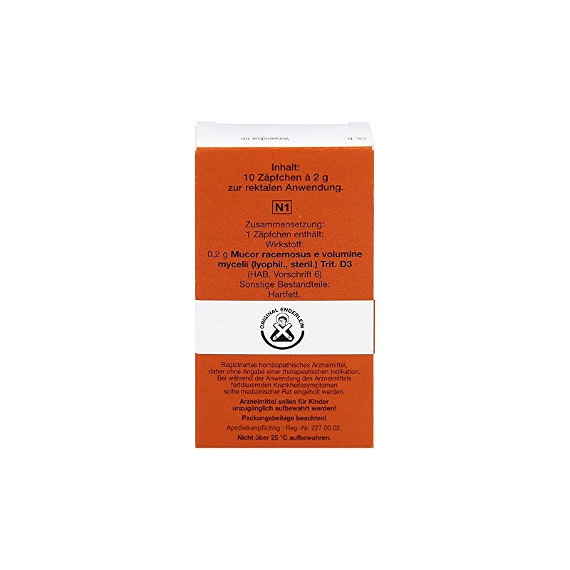 Sanum-KehlbECK Mucokehl D3 Suppositories, Pack of 10