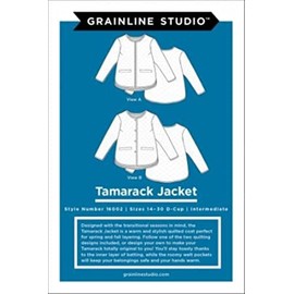 Grainline Studio LLC Tamarack Jacket 14-30 GS16002-1430 Pattern,Blue