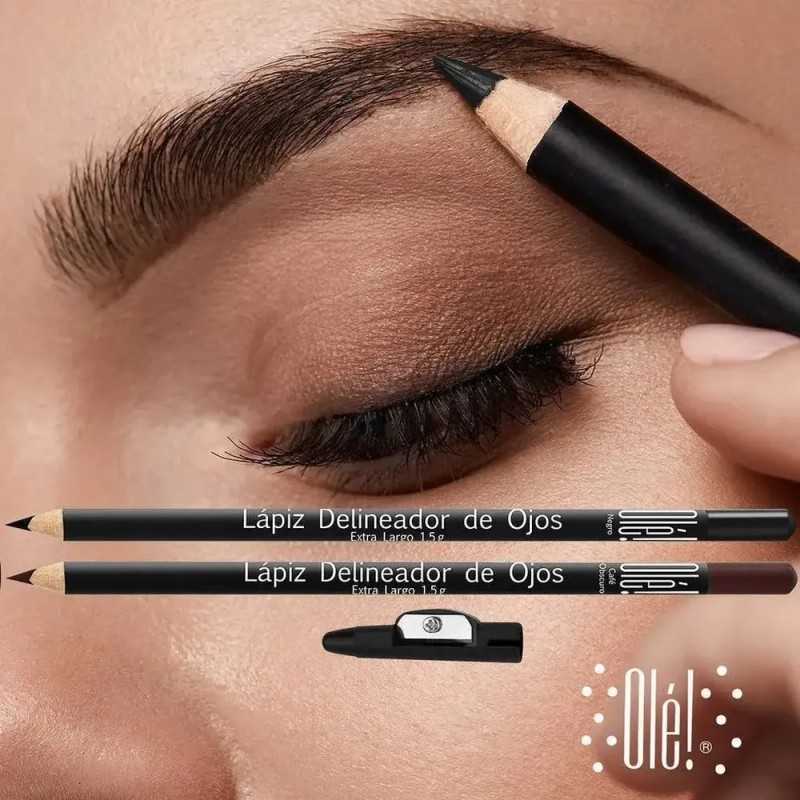 Lápiz Delineador De Ojos Olé! (extra Largo) C/1,5 G Color