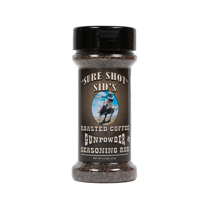 Sure Shot Sid’s Roasted Coffee Gunpowder Seasoning - Famous BBQ